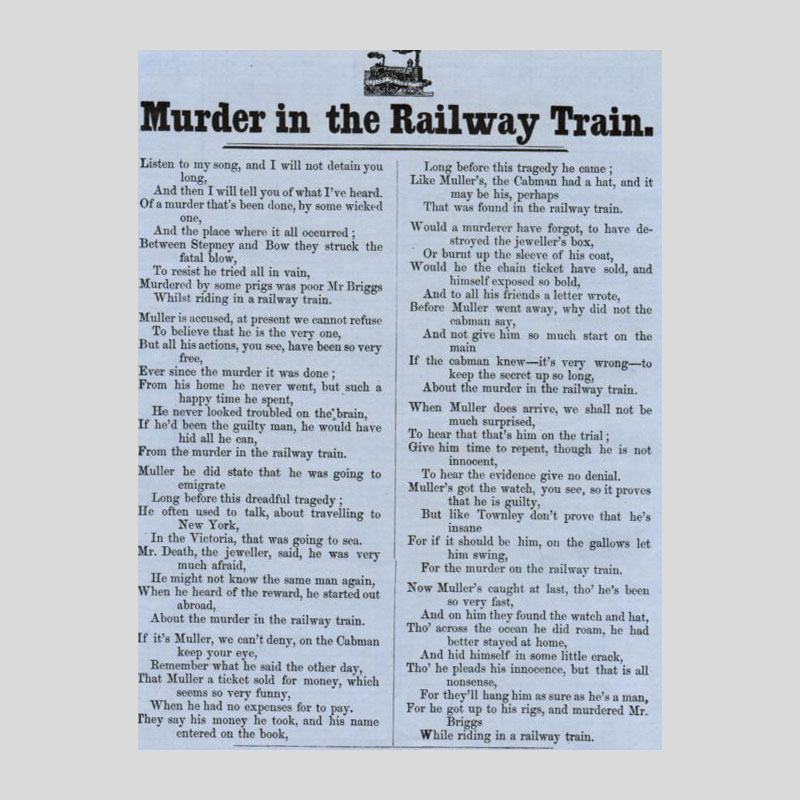 Off the rails: the first murder on a British train